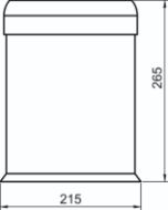  5 lt 304 Kalite Açık Kova