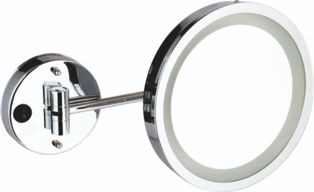 Büyüteçli Makyaj Aynası – Ledli (Paslanmaz)