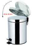 	5 lt Pedallı Yavaş Kapanır Çöp Kovası
